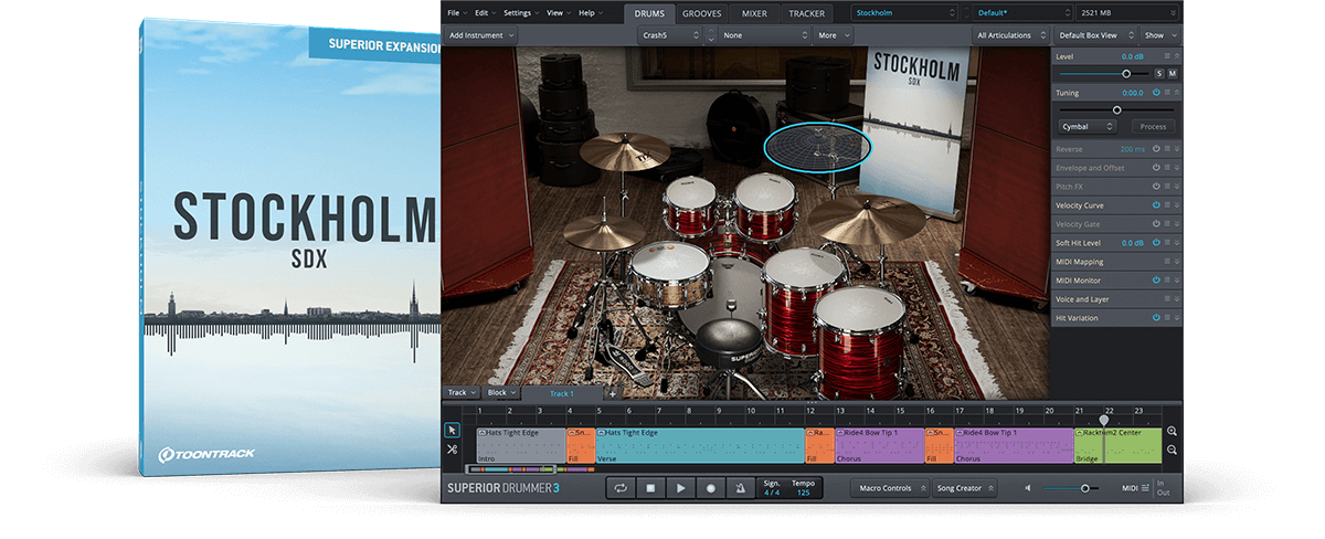 Toontrack SDX |  Stockholm